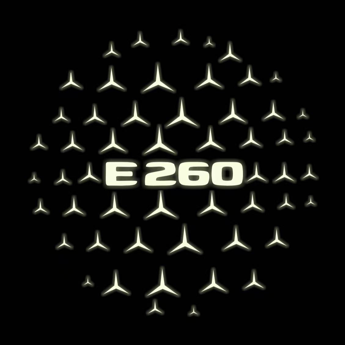 MERCEDES BENZ LOGO PROJECTOT LIGHTS Nr.03 (cantidad 1 = 1 juego/2 luces de puerta)