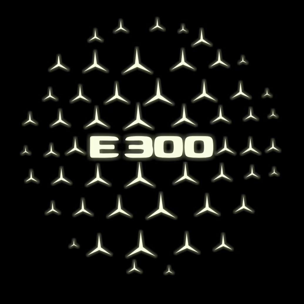 MERCEDES BENZ LOGO PROJECTOT LIGHTS Nr.03 (cantidad 1 = 1 juego/2 luces de puerta)