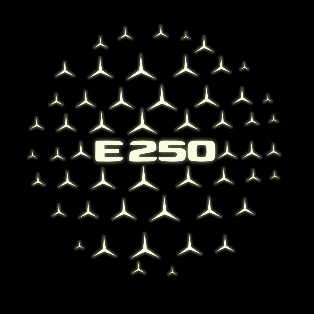 MERCEDES BENZ LOGO PROJECTOT LIGHTS Nr.03 (cantidad 1 = 1 juego/2 luces de puerta)