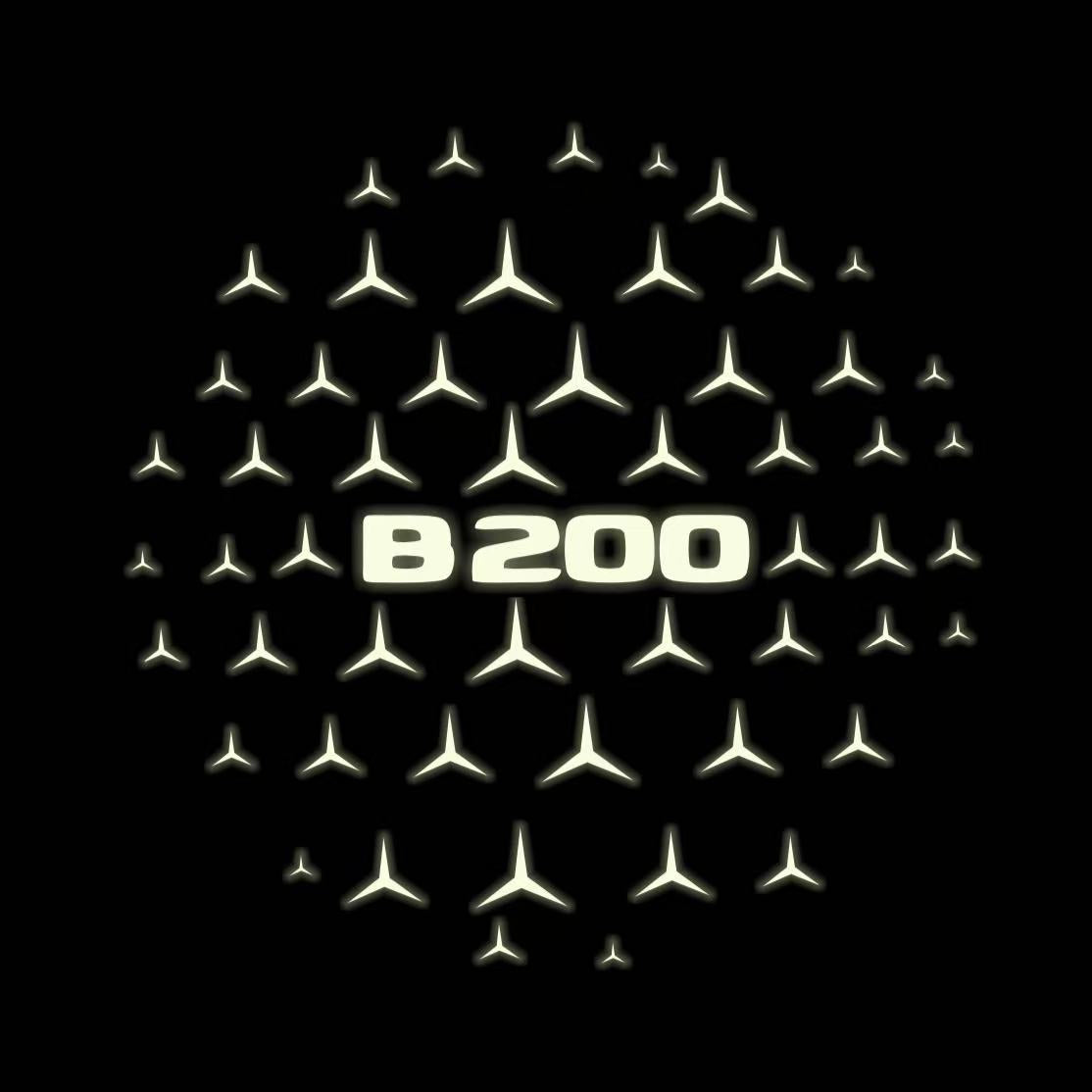 MERCEDES BENZ LOGO PROJECTOT LIGHTS Nr.03 (Menge 1 = 1 Sätze/2 Türleuchten)