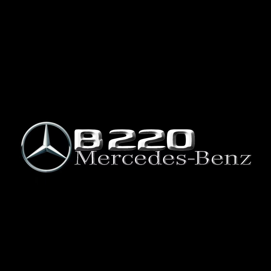 MERCEDES BENZ LOGO PROJECTOT LIGHTS Nr.03 (Menge 1 = 1 Sätze/2 Türleuchten)