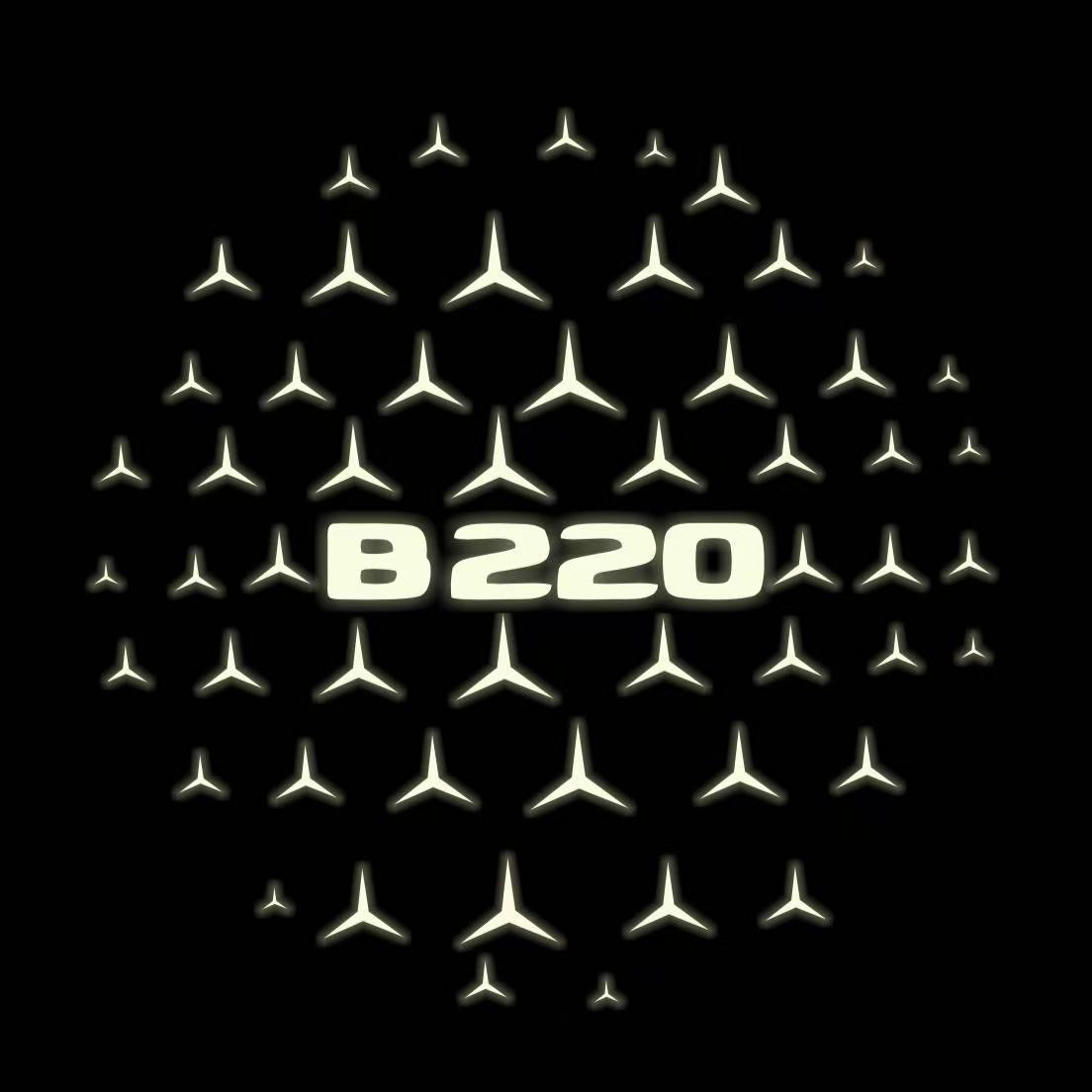 MERCEDES BENZ LOGO PROJECTOT LIGHTS Nr.03 (Menge 1 = 1 Sätze/2 Türleuchten)