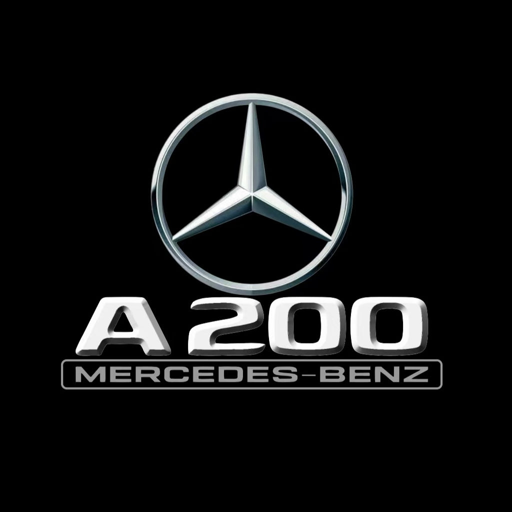 MERCEDES BENZ LOGO PROJECTOT LIGHTS Nr.03 (cantidad 1 = 1 juego/2 luces de puerta)