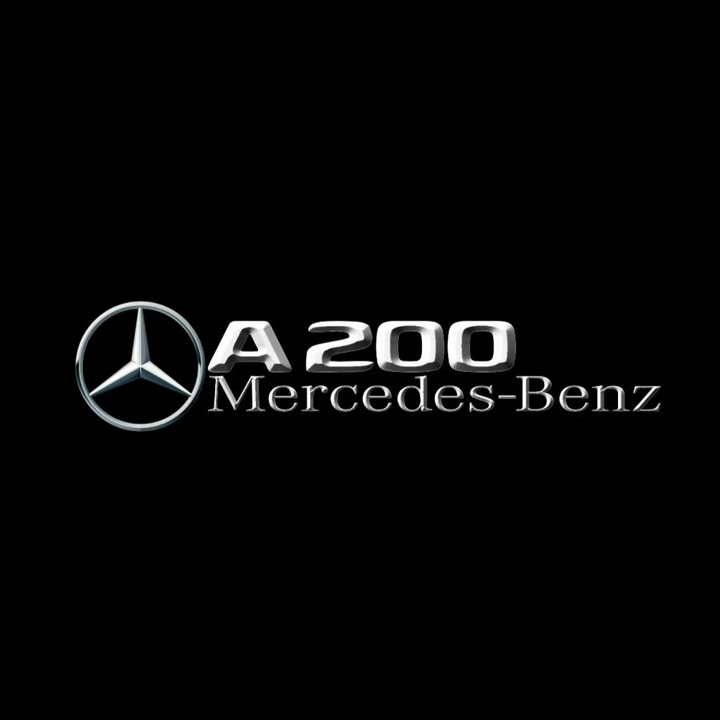 MERCEDES BENZ LOGO PROJECTOT LIGHTS Nr.03 (cantidad 1 = 1 juego/2 luces de puerta)