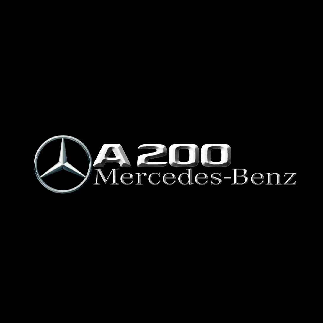 MERCEDES BENZ LOGO PROJECTOT LIGHTS Nr.03 (cantidad 1 = 1 juego/2 luces de puerta)