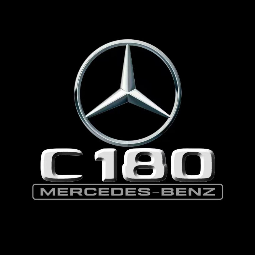 LUCI PROIETTORI LOGO MERCEDES BENZ Nr.03 (quantità 1 = 1 set / 2 luci porta)