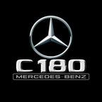 LUCI PROIETTORI LOGO MERCEDES BENZ Nr.03 (quantità 1 = 1 set / 2 luci porta)