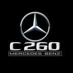 MERCEDES BENZ LOGO PROJECTOT LIGHTS Nr.03 (cantidad 1 = 1 juego/2 luces de puerta)