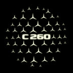 MERCEDES BENZ LOGO PROJECTOT LIGHTS Nr.03 (Menge 1 = 1 Sätze/2 Türleuchten)