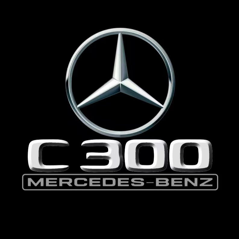 MERCEDES BENZ LOGO PROJECTOT LIGHTS Nr.03 (cantidad 1 = 1 juego/2 luces de puerta)