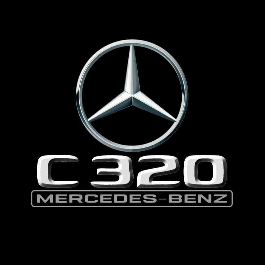 MERCEDES BENZ LOGO PROJECTOT LIGHTS Nr.03 (cantidad 1 = 1 juego/2 luces de puerta)