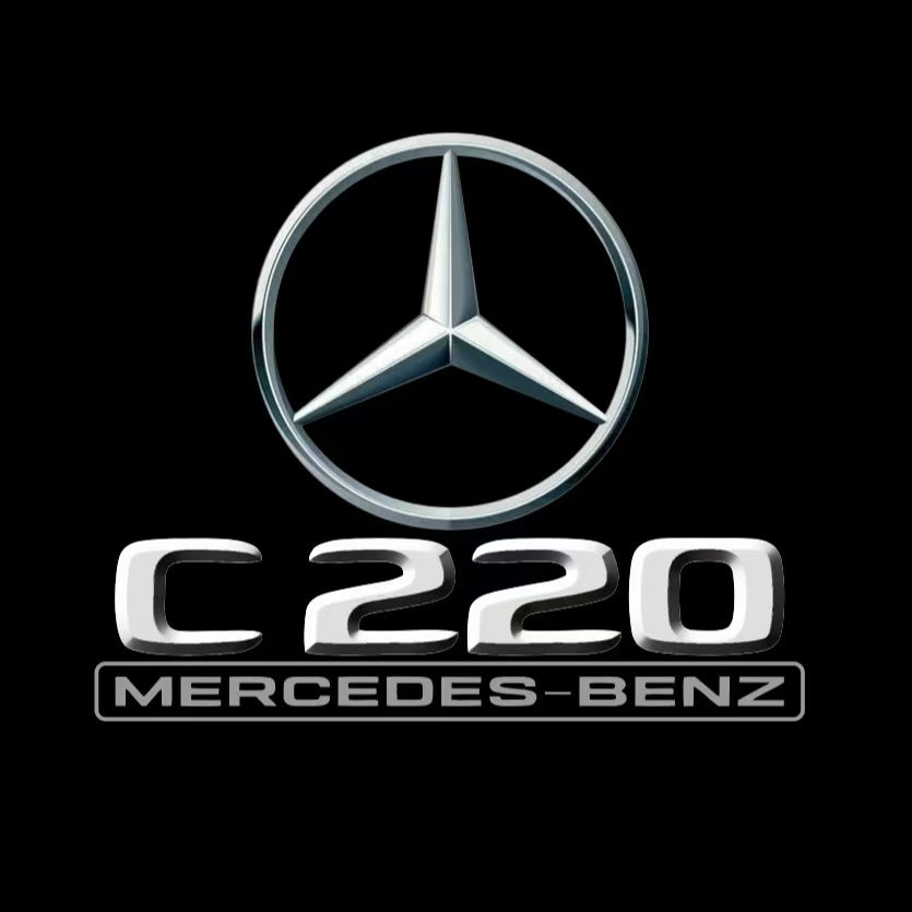 MERCEDES BENZ LOGO PROJECTOT LIGHTS Nr.03 (cantidad 1 = 1 juego/2 luces de puerta)