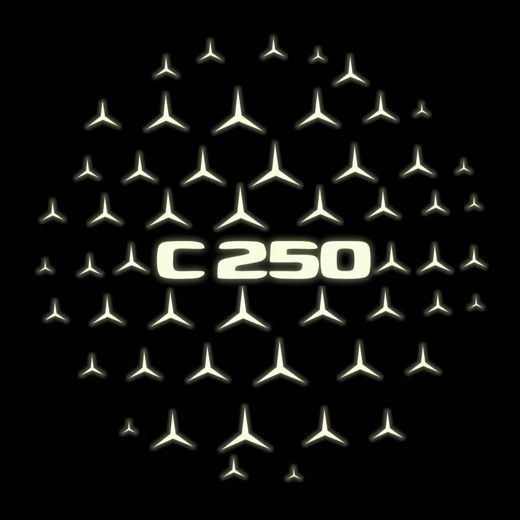 MERCEDES BENZ LOGO PROJECTOT LIGHTS Nr.03 (Menge 1 = 1 Sätze/2 Türleuchten)