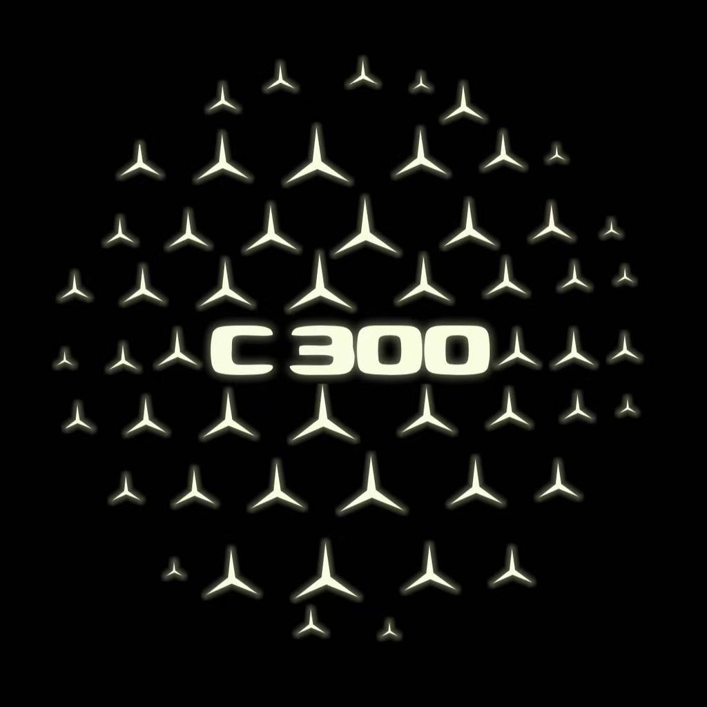 MERCEDES BENZ LOGO PROJECTOT LIGHTS Nr.03 (cantidad 1 = 1 juego/2 luces de puerta)