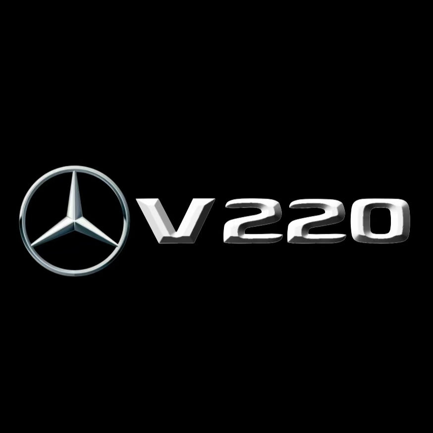 MERCEDES BENZ LOGO PROJECTOT LIGHTS Nr.03 (Menge 1 = 1 Sätze/2 Türleuchten)