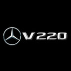 MERCEDES BENZ LOGO PROJECTOT LIGHTS Nr.03 (Menge 1 = 1 Sätze/2 Türleuchten)