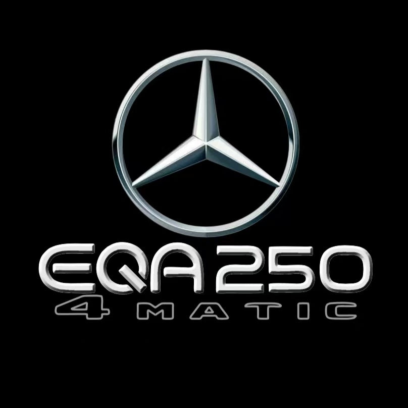 LUCI PROIETTORI LOGO MERCEDES BENZ Nr.03 (quantità 1 = 1 set / 2 luci porta)