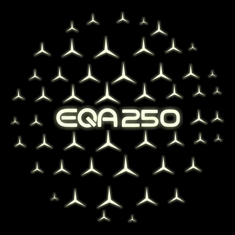 MERCEDES BENZ LOGO PROJECTOT LIGHTS Nr.03 (cantidad 1 = 1 juego/2 luces de puerta)