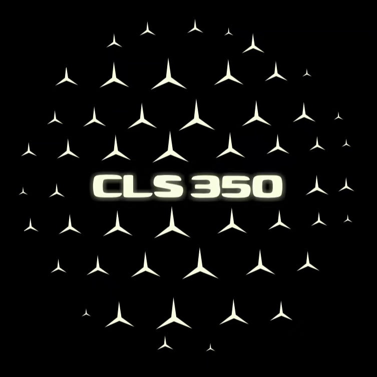 MERCEDES BENZ LOGO PROJECTOT LIGHTS Nr.03 (cantidad 1 = 1 juego/2 luces de puerta)