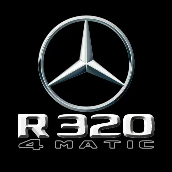 أضواء بروجكتور شعار MERCEDES BENZ رقم 03 (الكمية 1 = 1 مجموعة / 2 أضواء باب)