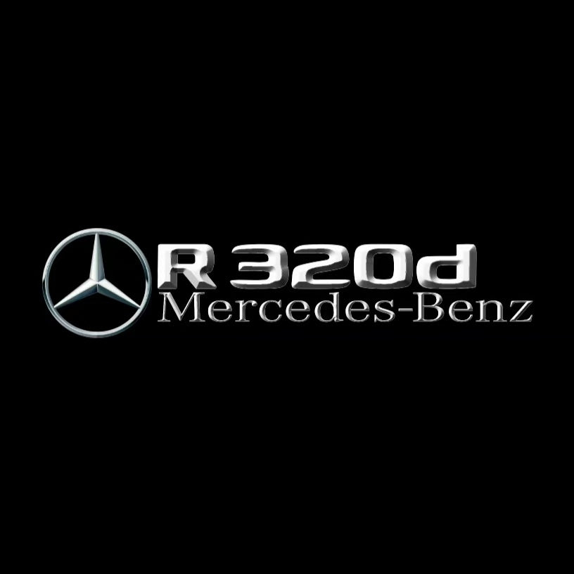 أضواء بروجكتور شعار MERCEDES BENZ رقم 03 (الكمية 1 = 1 مجموعة / 2 أضواء باب)