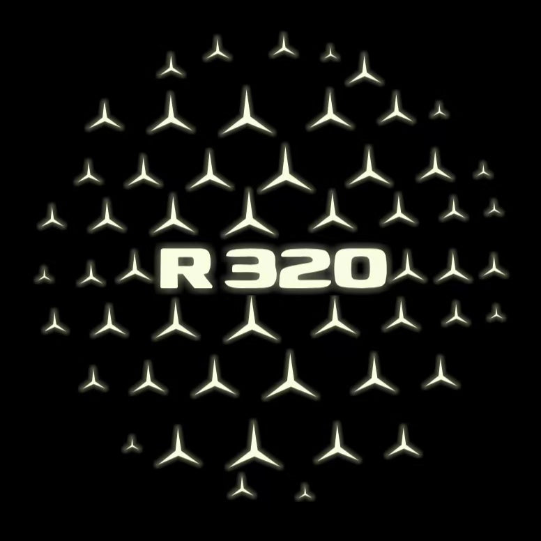 أضواء بروجكتور شعار MERCEDES BENZ رقم 03 (الكمية 1 = 1 مجموعة / 2 أضواء باب)