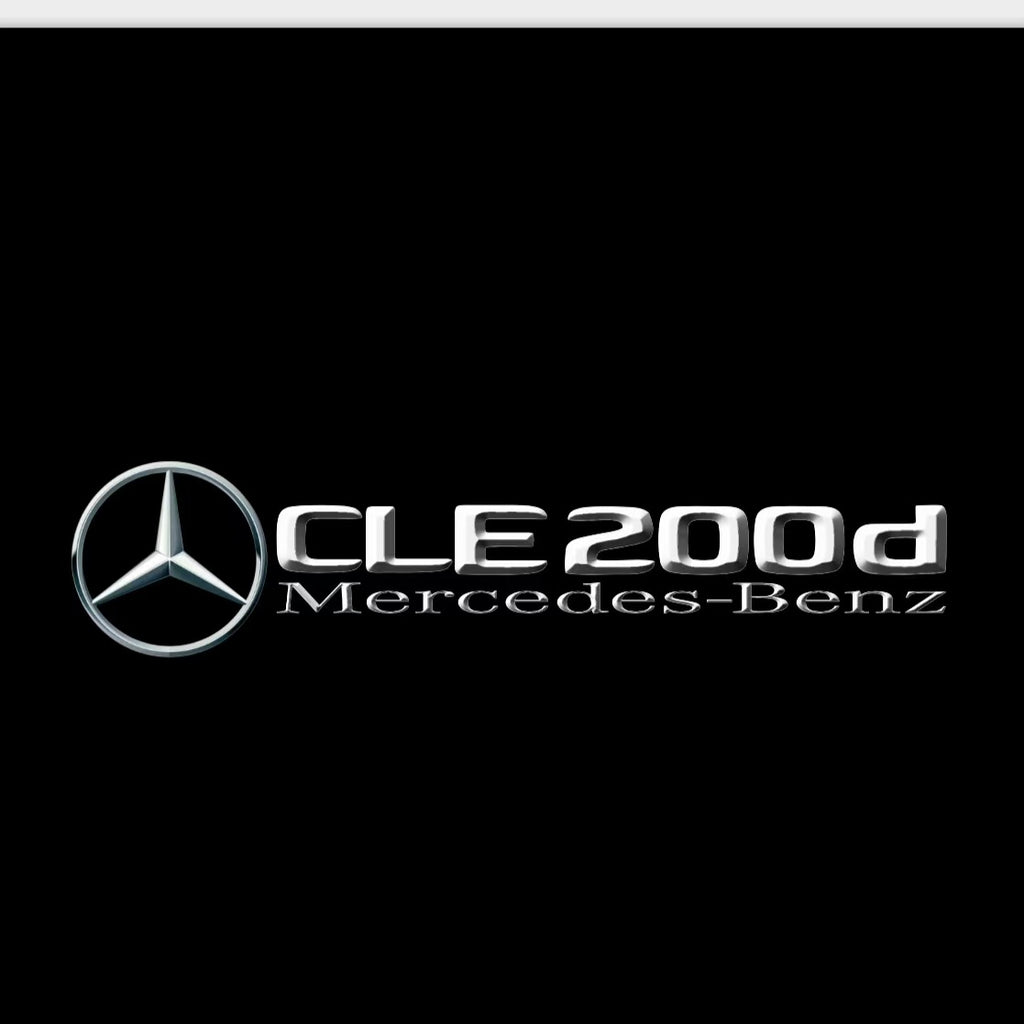 MERCEDES BENZ LOGO PROJECTOT LIGHTS Nr.03 (cantidad 1 = 1 juego/2 luces de puerta)