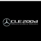 MERCEDES BENZ LOGO PROJECTOT LIGHTS Nr.03 (cantidad 1 = 1 juego/2 luces de puerta)