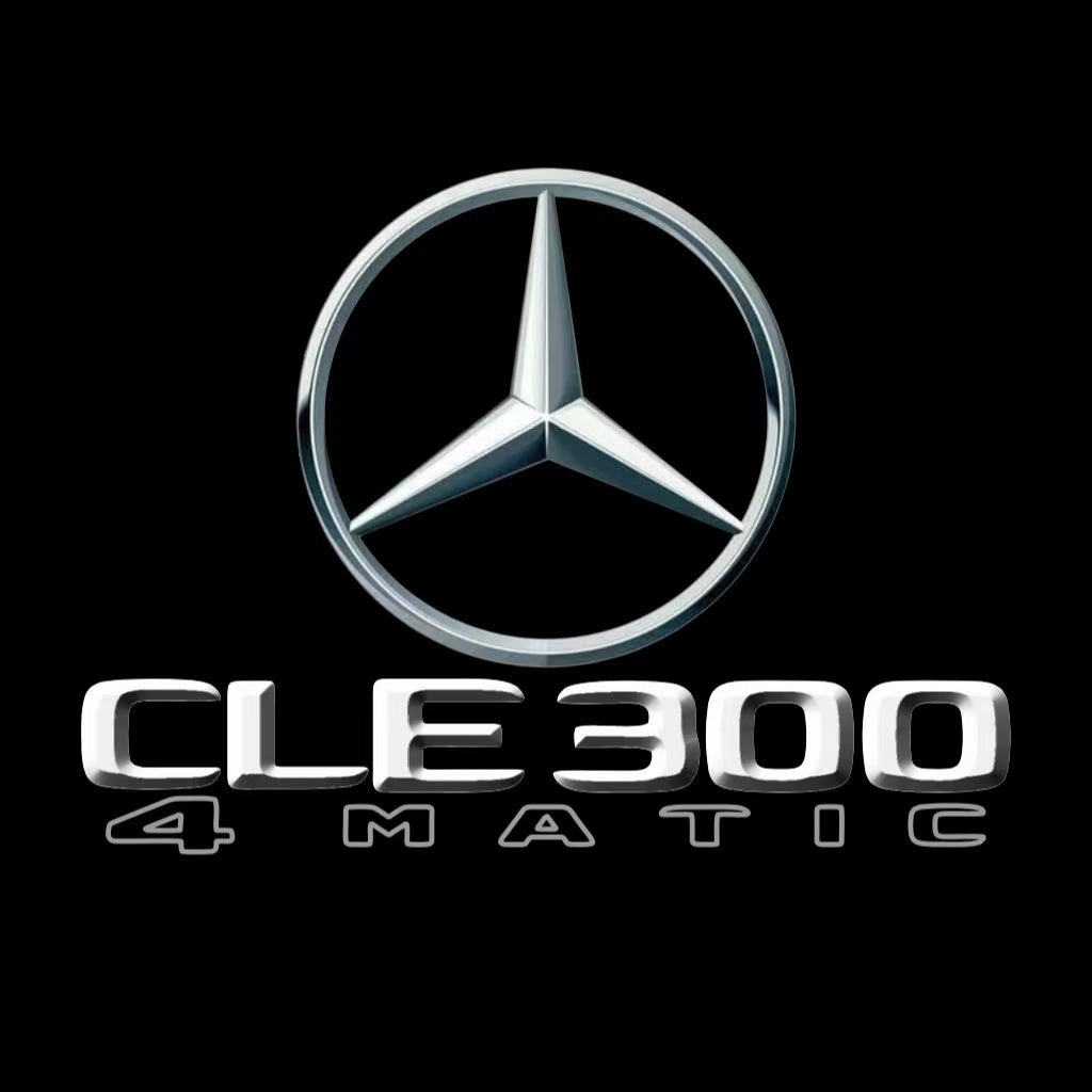 MERCEDES BENZ LOGO PROJECTOT LIGHTS Nr.03 (cantidad 1 = 1 juego/2 luces de puerta)