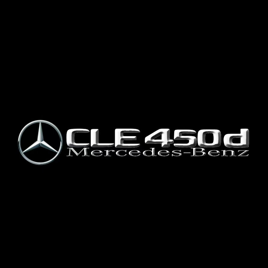 MERCEDES BENZ LOGO PROJECTOT LIGHTS Nr.03 (cantidad 1 = 1 juego/2 luces de puerta)