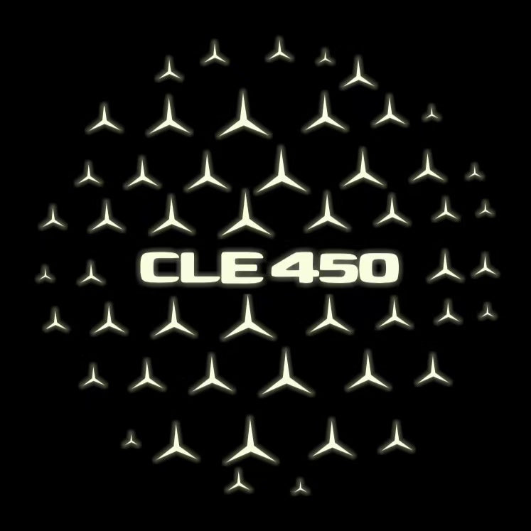 MERCEDES BENZ LOGO PROJECTOT LIGHTS Nr.03 (cantidad 1 = 1 juego/2 luces de puerta)