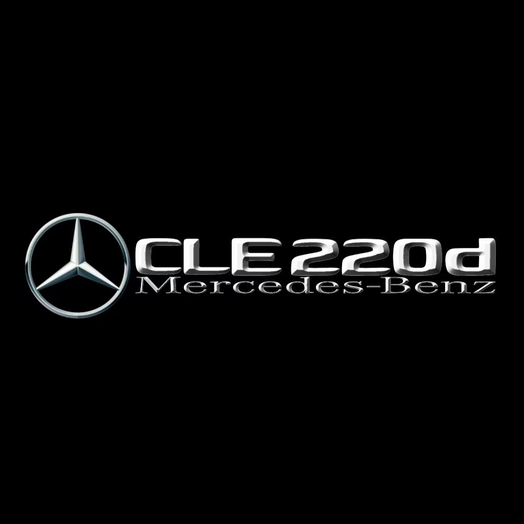 MERCEDES BENZ LOGO PROJECTOT LIGHTS Nr.03 (cantidad 1 = 1 juego/2 luces de puerta)
