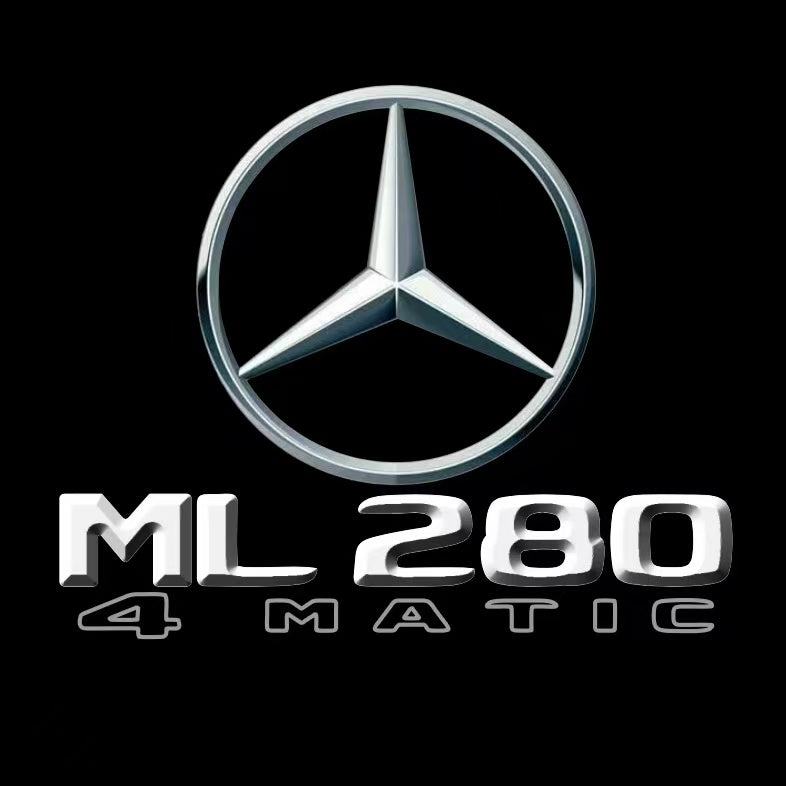 MERCEDES BENZ LOGO PROJECTOT LIGHTS Nr.03 (cantidad 1 = 1 juego/2 luces de puerta)