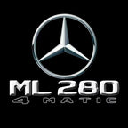 MERCEDES BENZ LOGO PROJECTOT LIGHTS Nr.03 (cantidad 1 = 1 juego/2 luces de puerta)