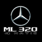 LUCI PROIETTORI LOGO MERCEDES BENZ Nr.03 (quantità 1 = 1 set / 2 luci porta)