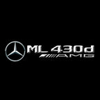 أضواء بروجكتور شعار MERCEDES BENZ رقم 03 (الكمية 1 = 1 مجموعة / 2 أضواء باب)