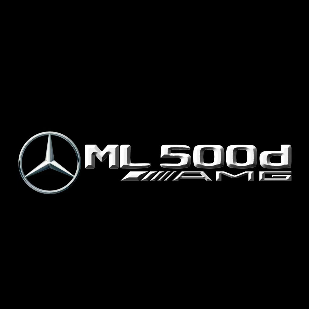 LUCI PROIETTORI LOGO MERCEDES BENZ Nr.03 (quantità 1 = 1 set / 2 luci porta)