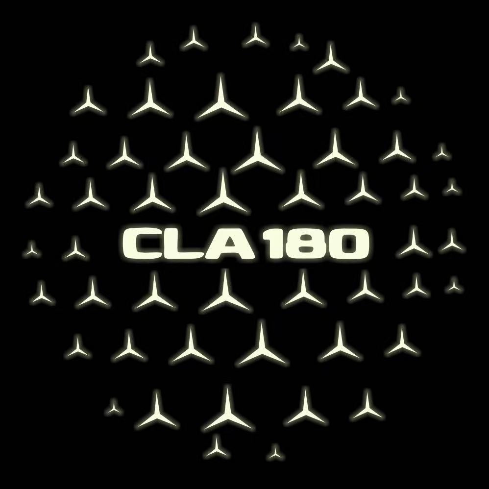 MERCEDES BENZ LOGO PROJECTOT LIGHTS Nr.03 (Menge 1 = 1 Sätze/2 Türleuchten)