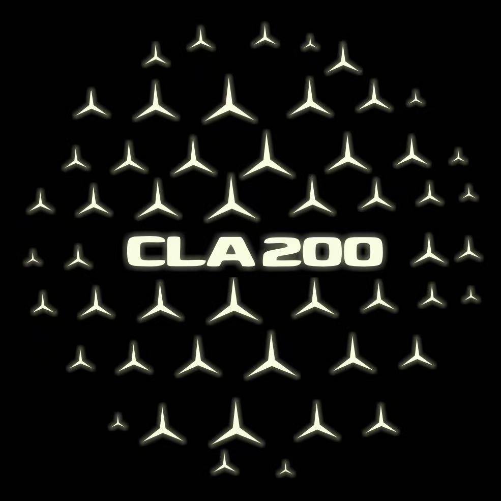 MERCEDES BENZ LOGO PROJECTOT LIGHTS Nr.03 (Menge 1 = 1 Sätze/2 Türleuchten)