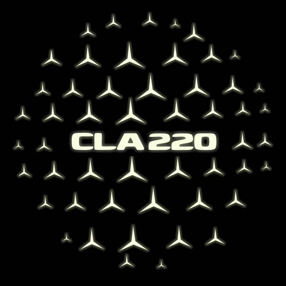 MERCEDES BENZ LOGO PROJECTOT LIGHTS Nr.03 (Menge 1 = 1 Sätze/2 Türleuchten)