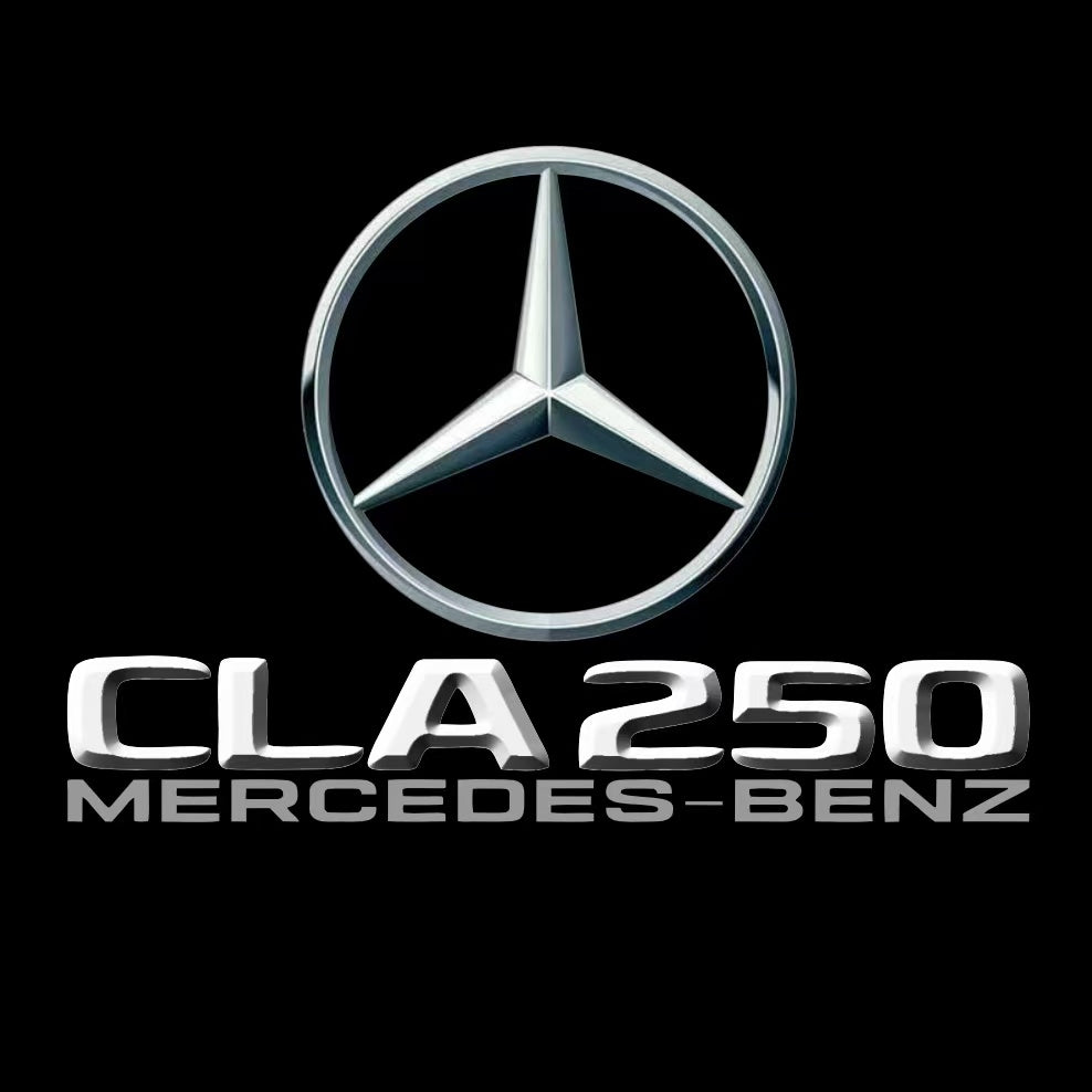MERCEDES BENZ CLA 250  LOGO PROJECTOT LIGHTS  (quantity 1 = 1 sets/2 door lights)Nr.03f022
