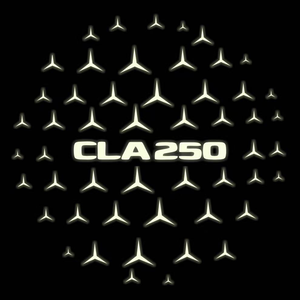 MERCEDES BENZ LOGO PROJECTOT LIGHTS Nr.03 (Menge 1 = 1 Sätze/2 Türleuchten)