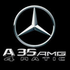 MERCEDES BENZ LOGO PROJECTOT LIGHTS Nr.03 (cantidad 1 = 1 juego/2 luces de puerta)