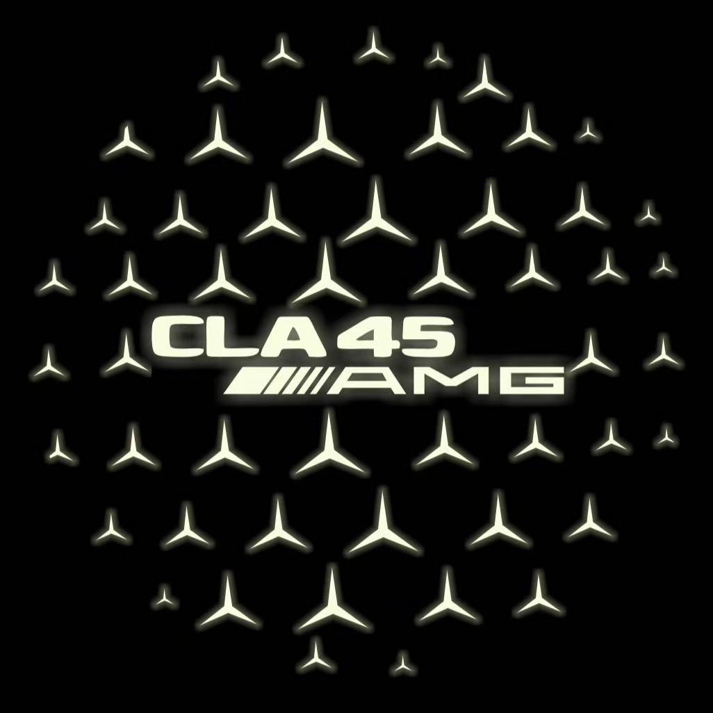 MERCEDES BENZ LOGO PROJECTOT LIGHTS Nr.03 (cantidad 1 = 1 juego/2 luces de puerta)