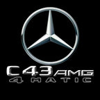 MERCEDES BENZ LOGO PROJECTOT LIGHTS Nr.03 (cantidad 1 = 1 juego/2 luces de puerta)