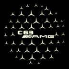 MERCEDES BENZ LOGO PROJECTOT LIGHTS Nr.03 (cantidad 1 = 1 juego/2 luces de puerta)