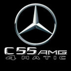 MERCEDES BENZ LOGO PROJECTOT LIGHTS Nr.03 (cantidad 1 = 1 juego/2 luces de puerta)