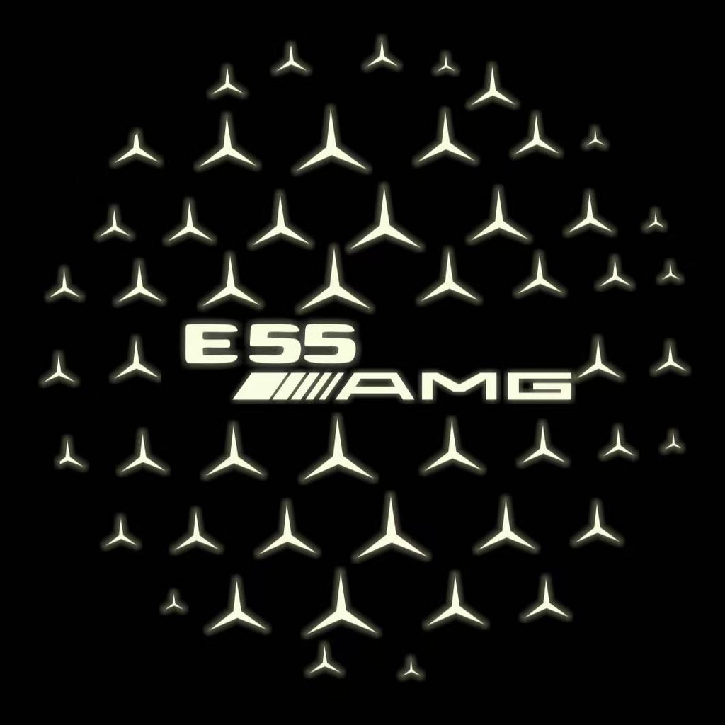 MERCEDES BENZ LOGO PROJECTOT LIGHTS Nr.03 (cantidad 1 = 1 juego/2 luces de puerta)