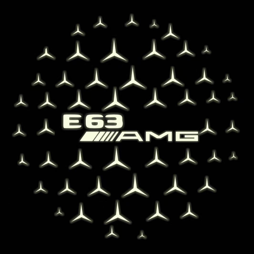 MERCEDES BENZ LOGO PROJECTOT LIGHTS Nr.03 (cantidad 1 = 1 juego/2 luces de puerta)