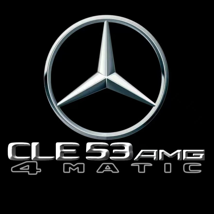 MERCEDES BENZ CLE 53 AMG  LOGO PROJECTOT LIGHTS  (quantity 1 = 1 sets/2 door lights)Nr.03f025